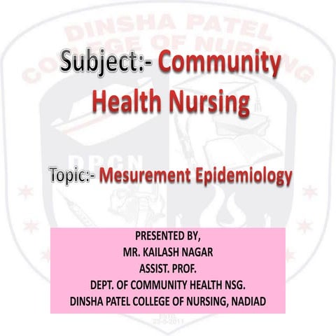 Mesurement epidemiology