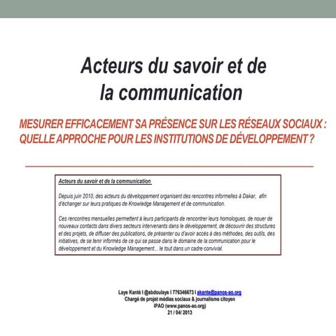 Mesurer efficacement sa présence sur les réseaux sociaux