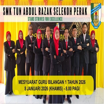 MESYUARAT GURU BILANGAN 1 TAHUN 2026 8 JANUARI 2026 (KHAMIS) - 8.00 ...