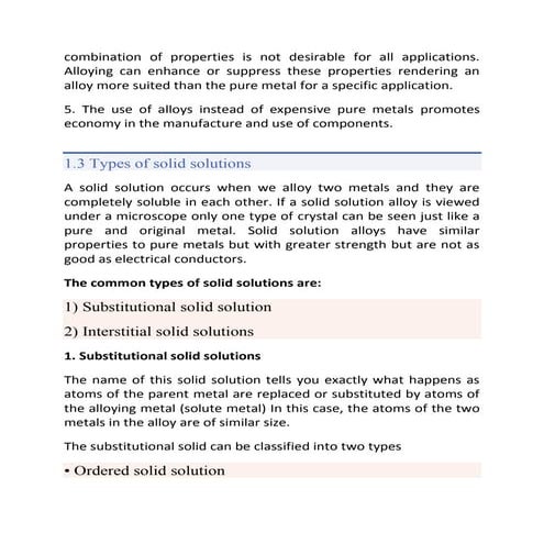 Solid solution | PPTX