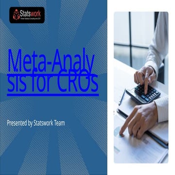 Meta-Analysis for CROs: Strengthening Evidence-Based Clinical Strategy