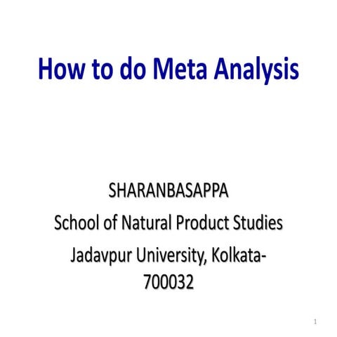 Meta analysis_Sharanbasappa