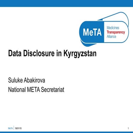 Data disclosurein Kyrgyzstan