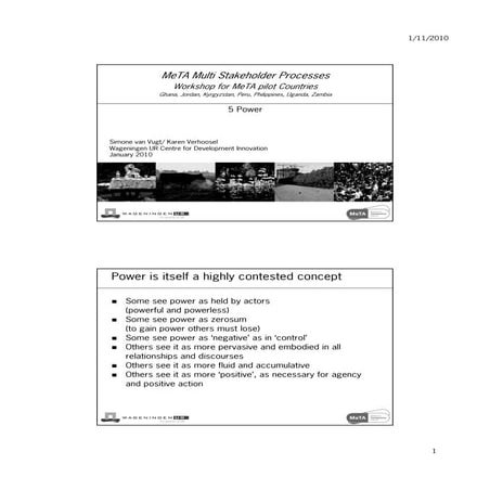 MeTA MSP workshop: Power, cude and advocacy_Introduction