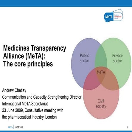 MeTA Core Principles