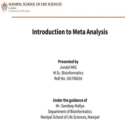 Meta analysis