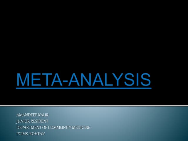 Metaanalysis    copy