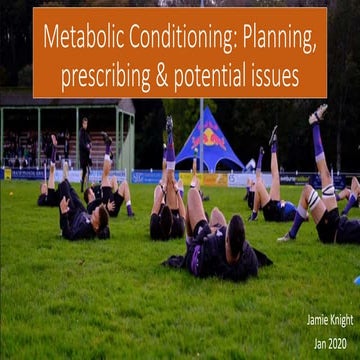 Metabolic conditioning CPD