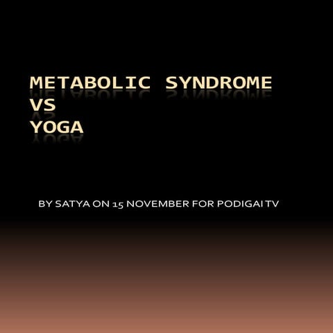 Metabolic syndrome