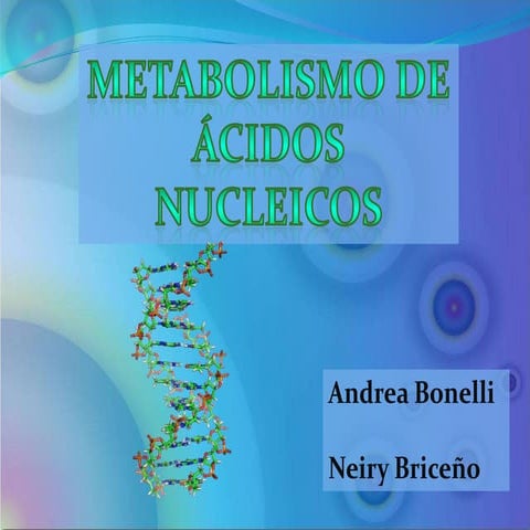 Metabolismo de ácidos nucleicos 