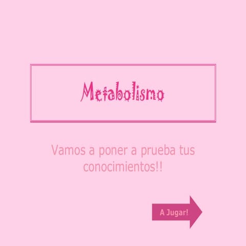 Metabolismo