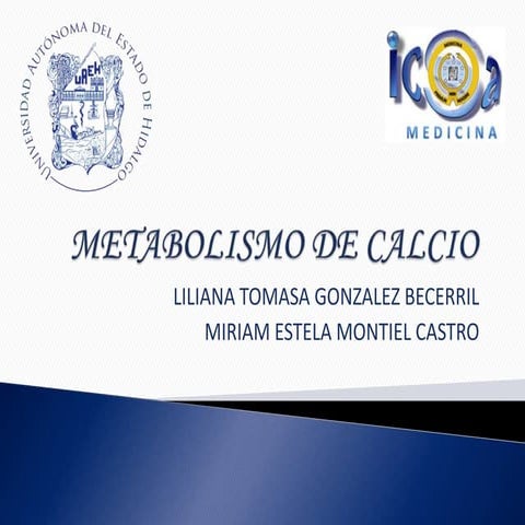 Metabolismo de calcio (1)