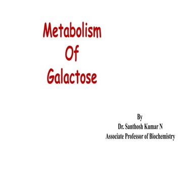 Metabolism of Galactose & fructose .pptx