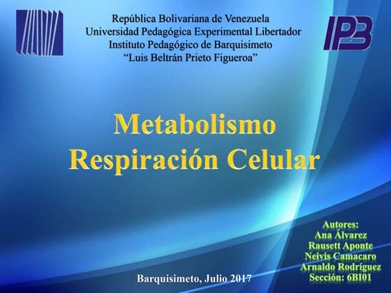Libro Que Es El Metabolismo De Antonio Peña Pdf es.slideshare.net