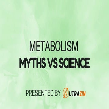 Metabolism Myths vs Science: Understanding How Your Body Really Burns Energy