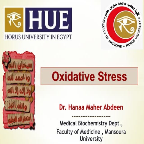 Metabolism Seminar Biochemistry 1, Oxidative Stress.pdf