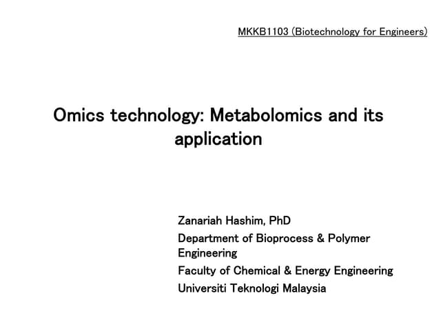 Genomics, Transcriptomics, Proteomics, Metabolomics - Basic concepts ...