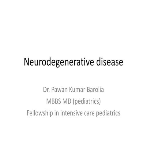Metachromatic leukodystrophy (mld)