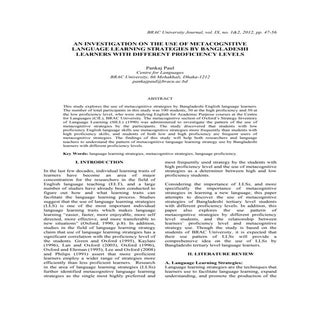 Metacognitive bangladeshi