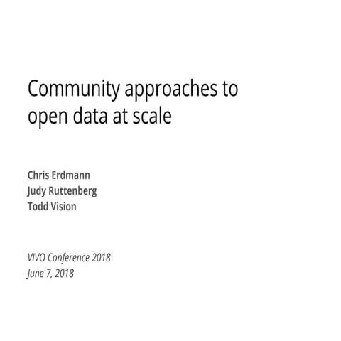 Metadata 2020 Vivo Conference 2018 