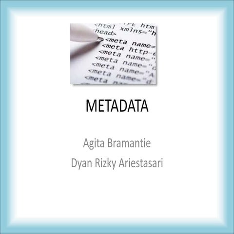 Metadata