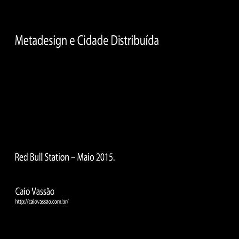 Metadesign e city hacking