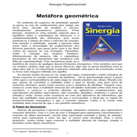 Metafora Geometrica Para Sinergia