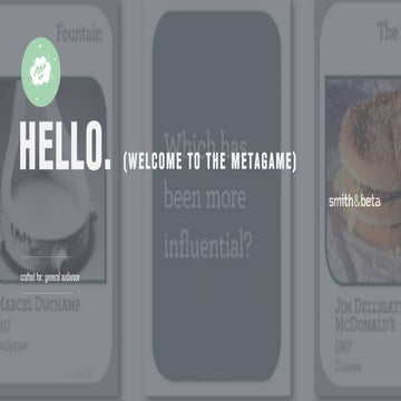 Metagame Lecture 2015