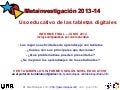 - ¿Qué sabemos del uso educativo de las tabletas? (metainvestigación DIM) 