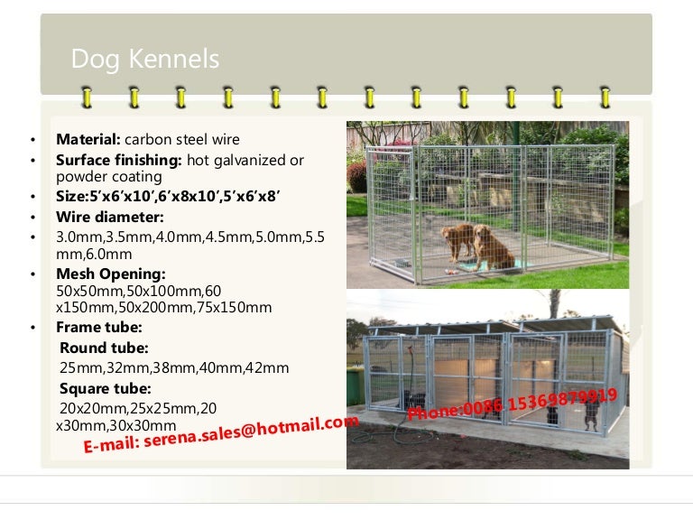 20 x 10 dog kennel