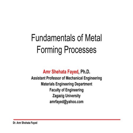 Metal forming 2