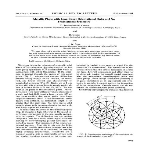 Metallic phase with long range phys rev lett.53.1951
