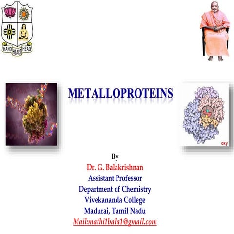 Metalloproteins .pptx