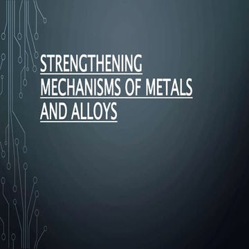 Solid solution strengthening | PPTX