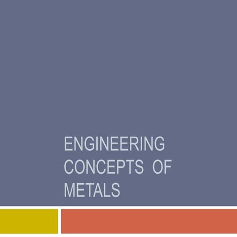 Metallurgy   P R O P E R T I E S And Definitions