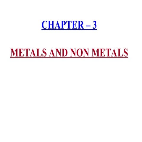 grade 10 metals and nometals with the properties
