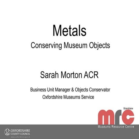 Metals training pdf