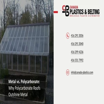 Metal vs. Polycarbonate Why Polycarbonate Roofs Outshine Metal.pptx