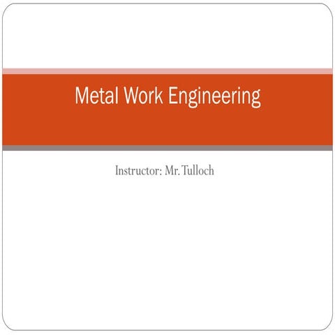 Metal work  power saw