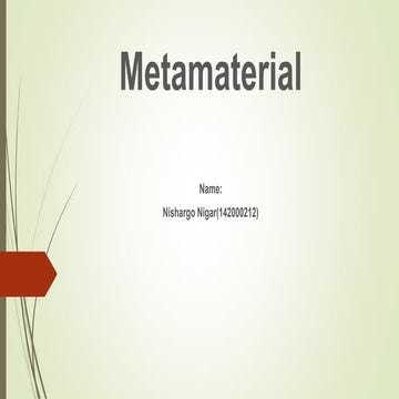 Metamaterial