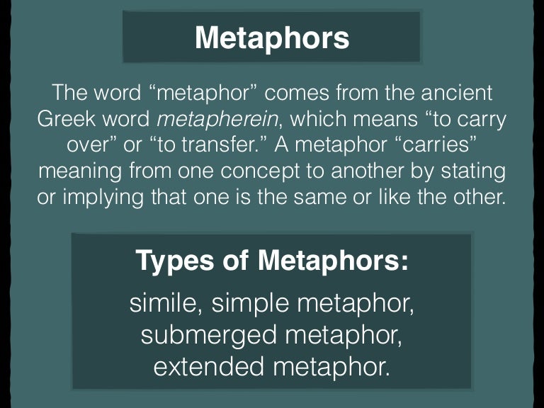 direct metaphor definition
