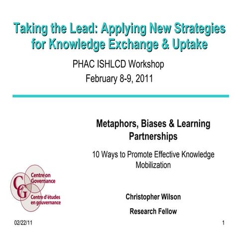 Metaphors, biases & learning partnerships 