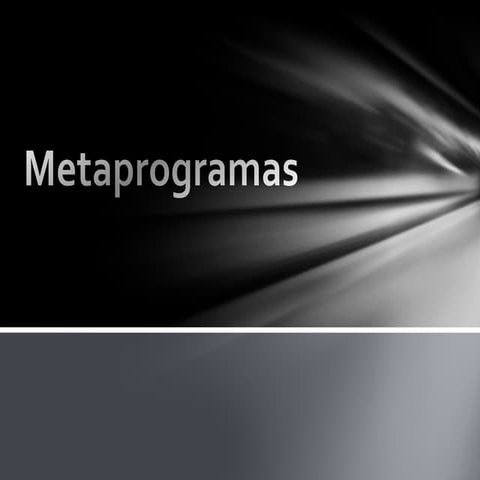 Metaprogramas | PDF
