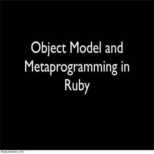 Metaprogramming | PPT