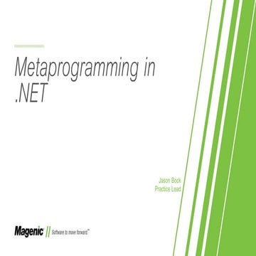 Metaprogramming in .NET