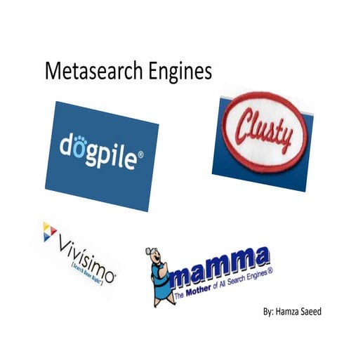 Metasearch engines