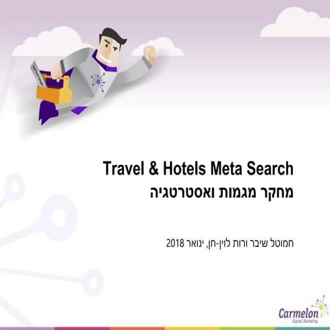 Travel & Hotels Meta Search - מחקר מגמות ואסטרטגיה