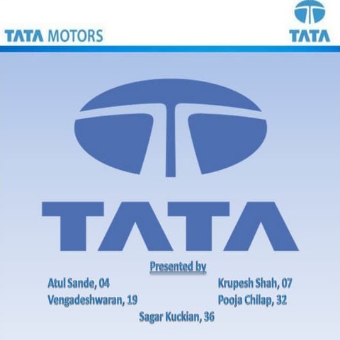 Tata Motors Presentation - Managerial Economics