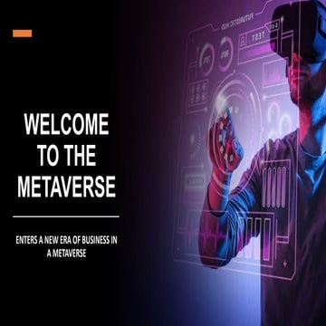 IMPORTANCE OF BLOCKCHAIN IN THE METAVERSE | PPTX
