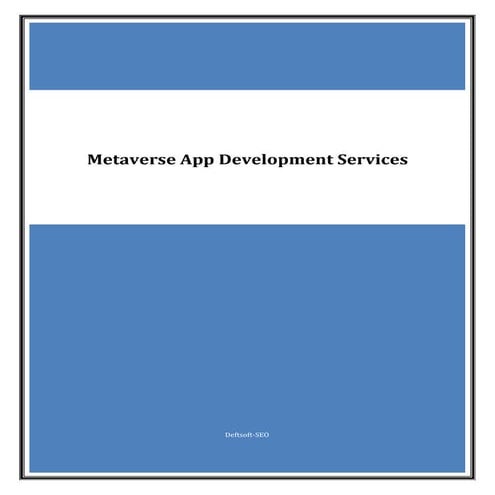 Expert Metaverse App Development Services